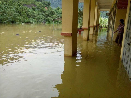 Chủ động ứng phó với lũ Ngòi Thia dâng cao tại Văn Yên, Yên Bái